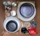 CONTENTS OF BOX- PLATES, BOWLS & CUPS