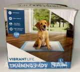 NEW VIBRANT LIFE TRAINING PADS, 100 CT SIZE LARGE 22? X 22? $37