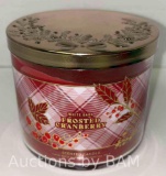 NEW WHITE BARN FROSTED CRANBERRY SCENTED CANDLE $25