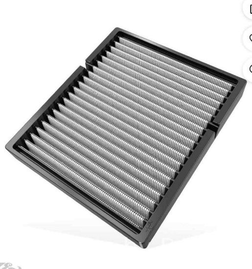 K&N Cabin Air Filter: Washable and Reusable: Designed For Select 2015-2020 Toyota/Subaru/Lexus/Ma...