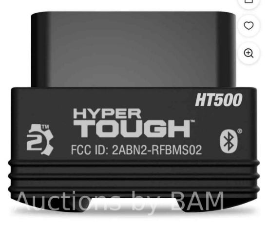 Hyper Tough HT500 Bluetooth Scan Tool, 1996 & Newer OBD2 Vehicles, Free Fix & Part Recommendations