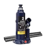 TCE 2 Ton (4,000 LBs) Capacity Hydraulic Welded Bottle Jack,Blue