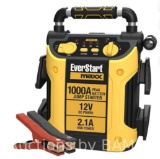 EverStart J509E 1000 Peak Amp Jump Starter, Pivoting LED Light, DC and USB Port