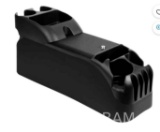 TSI Locking Center Console for Minivans, SUVs, Middle Van Console, Black, Height 11.5