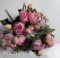 Artifical Roses Pink Group of Art Decoration