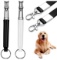 2 Pack Dog Whistle to Stop Barking Professional Adjustable Ultrasonic Dog Training Whistle