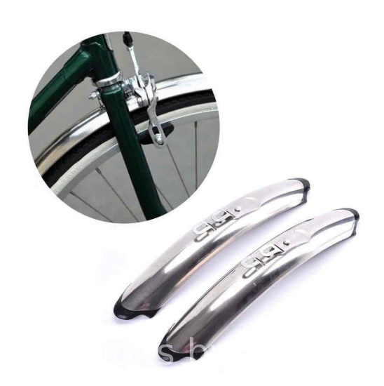 Retro Bike Front Rear Fenders 700c 27 Stainless Steel Road Bike MudguardFDJ9WA