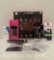 VARIETY OF BEAUTY PRODUCTS NAIL POLISH. SKIN CARE. EYEBROW MAKEUP AND BRUSHES