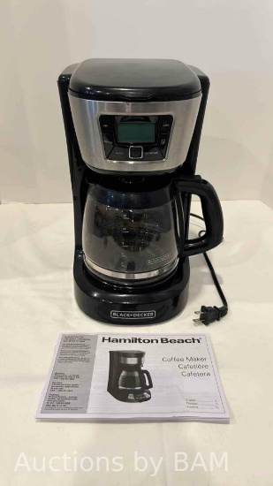 HAMILTON BEACH 12 CUP COFFEE MAKER MODEL CM2030B