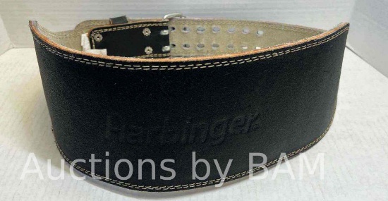 HARBINGER 6INCH POWERLIFTING WEIGHT SUPPORT BELT ADULT SIZE XL MSRP 35.00