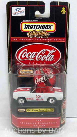 MATCHBOX COLLECTIBLES COCACOLA 1969 CHEVY CAMARO SS396