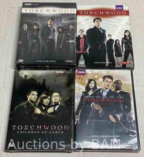 BBC TORCHWOOD DVD SET SEASON 1 TO 4
