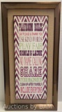 PLAYROOM RULES FRAMED WALL DECOR 13INCH X 25INCH