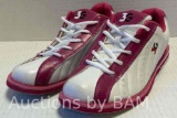 3G KICKS WHITE & PINK BOWLING SHOES WOMENS SIZE 9 $45