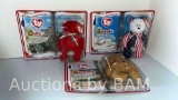 TY MCDONALDS TEENIE BEANIE BABIES PLUSH TOY INTERNATIONAL BEARS II OSITO SPANGLE GERMANIA 2000