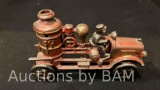 ANTIQUE 1920S CAST IRON FIRE ENGINE PUMPER TRUCK 8INCH
