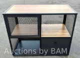 INDUSTRIAL STYLE 2 DRAWER STORAGE CABINET 15.75INCH X 31.5INCH H25INCH MSRP 100.00