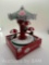 Animated Christmas Village Umbrella Ride Decorative Figurine, 6 in, by Holiday Time
