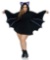 Womens Plus Size Moonlight Bat Costume