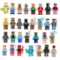 30Pcs Minecraft Mini Action Figures & Accessory, 1.7-in Scale Collectible Toys Playset