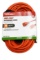 Hyper Tough 16AWGX3C 100ft Indoor and Outdoor Light Duty Orange Vinyl Extension Cord