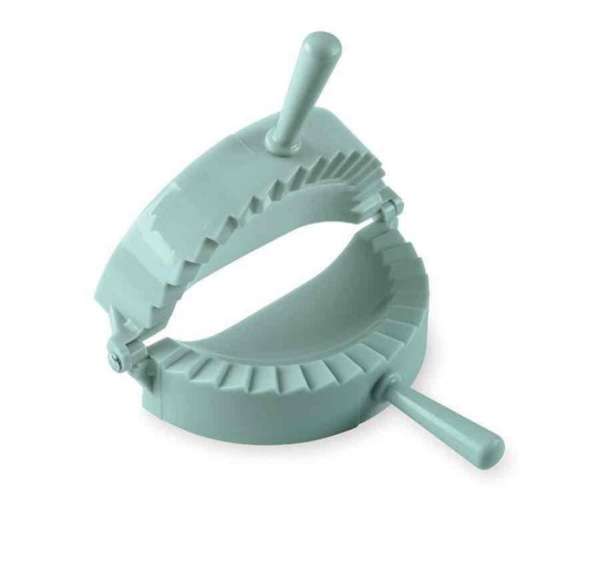 3 pieces Cromper Pocket Pie Press, 6 x 3 inch, Sea Glass