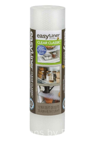 EasyLiner Clear Classic Shelf Liner, Clear, 12 in. x 20 ft. Roll