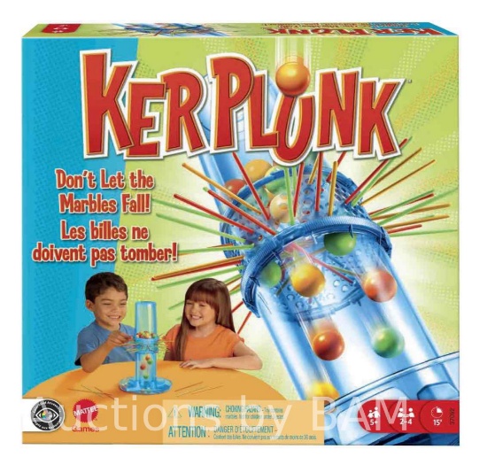 KerPlunk Kids Game, Family Game for Kids & Adults with Simple Rules for 2-4 Players