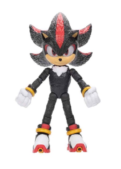Sonic The Hedgehog 3 Movie 5 inch Shadow Action Figure 20 Points of Articulation