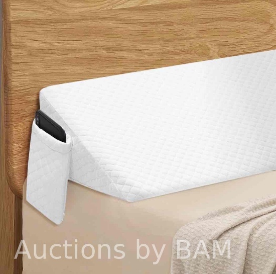 YEERSWAG King Size 76x12x6 Bed Wedge Pillow,Mattress Filler Headboard Pillow,Bed Filler Support F...