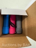 6 Pack 9-Led Mini Led Flashlights Set