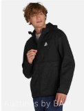 Reebok Delta Men's Hooded Sweater Fleece Jacket, Medium