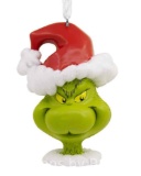 Hallmark Dr. Seusss How the Grinch Stole Christmas! Grinch in Santa Hat Christmas Ornament