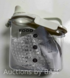 Food Storage Jar. Cereal Pet Food Rice Fluid
