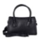 No Boundaries Womens Top Handle Handbag with Two Shoulder Straps, Black