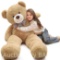 MorisMos 4ft Giant Teddy Bear Stuffed Animal Soft Big Bear Plush Toy