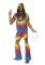 1960s Tie Dye Top Flared Trousers Adult Rainbow 60s Groovy Medium Male Multi Fancy Dress Party Book