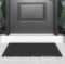 Mainstays Textures Crosshatch Polyester and Rubber Backed Doormat, 2 x 3, Onyx
