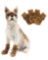 Eisoary 4 pcs Pet Socks Warm Soft Comfortable Dog Socks Durable Anti Slip Winter Pet Paw Protector