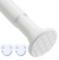 AOSULI Shower Curtain Rod 42-72 Inches Adjustable White Tension Curtain Rods No Drilling Spring T...