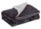 JML Sherpa Fleece Blanket Twin Size, Soft Warm Plush Blanket for Bed Sofa Couch,Gray