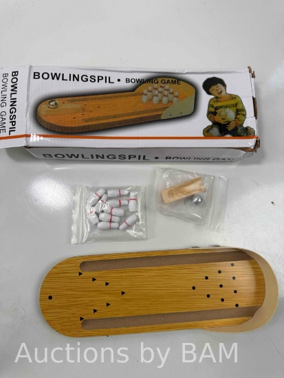 Bowlingspil Desktop Table Bowling Game Approximately 12" Long