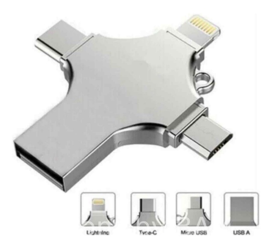 4 in 1 Flash Device Memory Stick 1 TB for Samsung Iphone Android Ipad PC