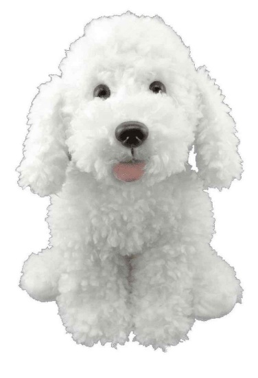 Scruffles the Dog 16-Inch Plush Toy - Adorable Curly Labradoodle Puppy, Perfect Gift for Kids
