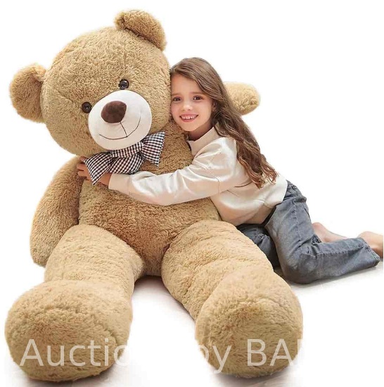 MorisMos 4ft Giant Teddy Bear Stuffed Animal Soft Big Bear Plush Toy