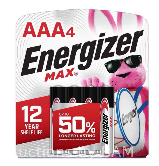 Energizer Max AAA Batteries (4 Pack), Triple A Alkaline Batteries