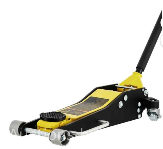 KFFKFF Low Profile Floor Jack, 2.5 Ton Slim Profile Jack, Hybrid Aluminum & Steel Racing Jack with
