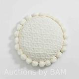 Fuzzy Ball Round Pillow