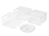 The Home Edit 5-Piece Clear Laundry Organizing System
