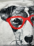 Cute Animals in Glasses 46 x 60 Super Plush Throw Blanket